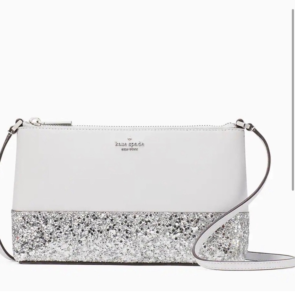 kate spade new york flash glitter crossbody